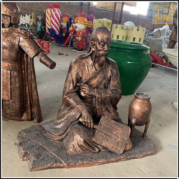 古代熬藥人物銅雕塑鑄造.jpg