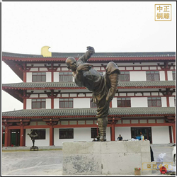 景區(qū)練拳人物雕塑 景區(qū)練拳人物雕塑