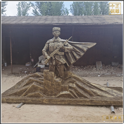 抗日人物銅雕塑鑄造 抗日人物銅雕塑鑄造