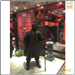 景區(qū)拿劍槍人物銅雕塑 景區(qū)拿劍槍人物銅雕塑