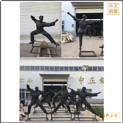 鑄造大型現(xiàn)代人物 