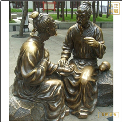 古代看病人物雕塑 古代看病人物雕塑