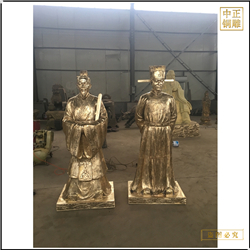 銅雕廠家鑄造古代人物雕塑 銅雕廠家鑄造古代人物雕塑