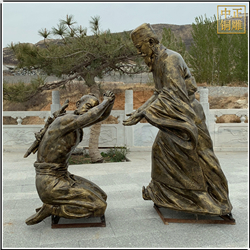 大型室外負(fù)荊請(qǐng)罪人物雕塑 大型室外負(fù)荊請(qǐng)罪人物雕塑