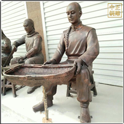 鑄銅中醫(yī)文化雕塑 鑄銅中醫(yī)文化雕塑