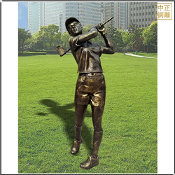 打高爾夫人物景觀雕塑 打高爾夫人物景觀雕塑