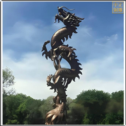 大型廣場(chǎng)景觀銅龍雕塑 大型廣場(chǎng)景觀銅龍雕塑