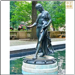 園林美女噴泉雕塑 園林美女噴泉雕塑