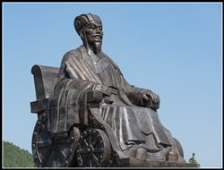 鑄銅諸葛亮銅雕塑