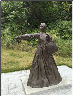 朝鮮族舞蹈銅雕 朝鮮族舞蹈銅雕