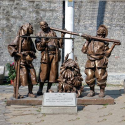 賣貨情景小品雕塑 賣貨情景小品雕塑