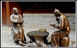 加工象棋銅雕塑 加工象棋銅雕塑