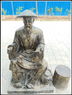 姜太公釣魚(yú)雕塑