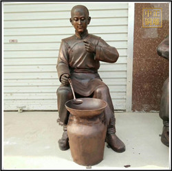 中醫(yī)熬藥雕塑|加工中醫(yī)文化雕塑 中醫(yī)熬藥雕塑|加工中醫(yī)文化雕塑