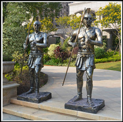 羅馬勇士雕塑|羅馬勇士銅雕塑