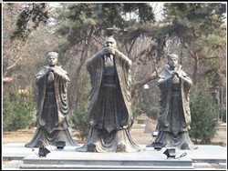 齊恒公古代人物雕塑 齊恒公古代人物雕塑