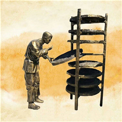 茶文化銅像 茶文化銅像