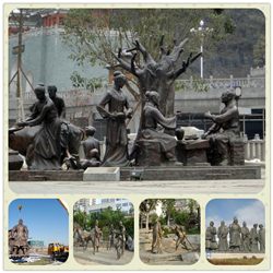 城市古代人物雕塑 城市古代人物雕塑