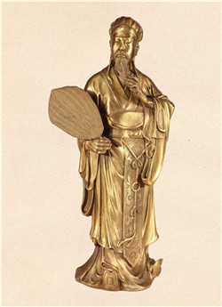 精美諸葛亮銅像 精美諸葛亮銅像