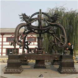 渾天儀銅雕像 渾天儀銅雕像