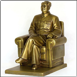 毛澤東鎏金雕塑 毛澤東鎏金雕塑