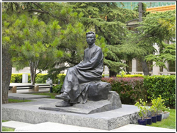 校園魯迅雕塑 校園魯迅雕塑