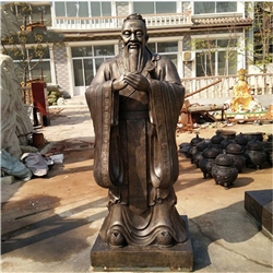 室外孔子銅雕塑鑄造 室外孔子銅雕塑鑄造